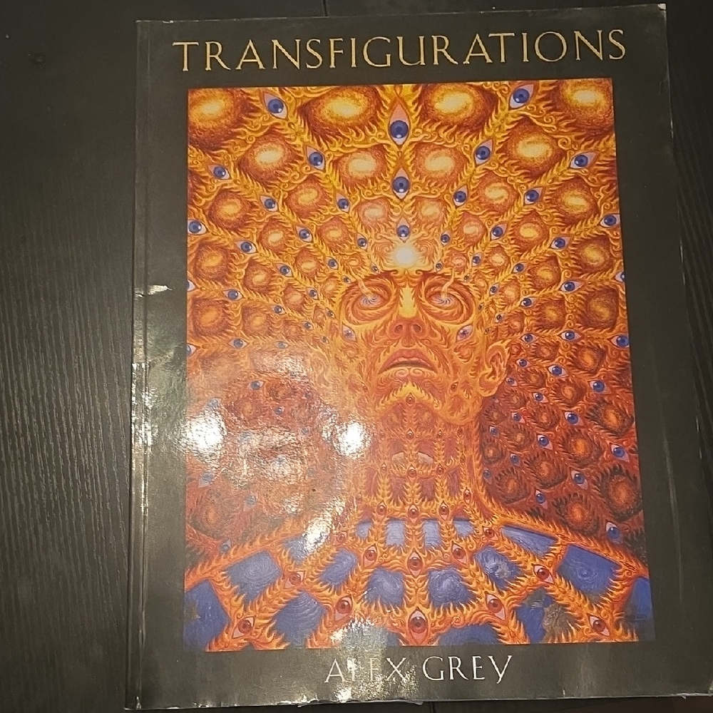Signed Transfigurations by Alex Grey Art Book Damaged